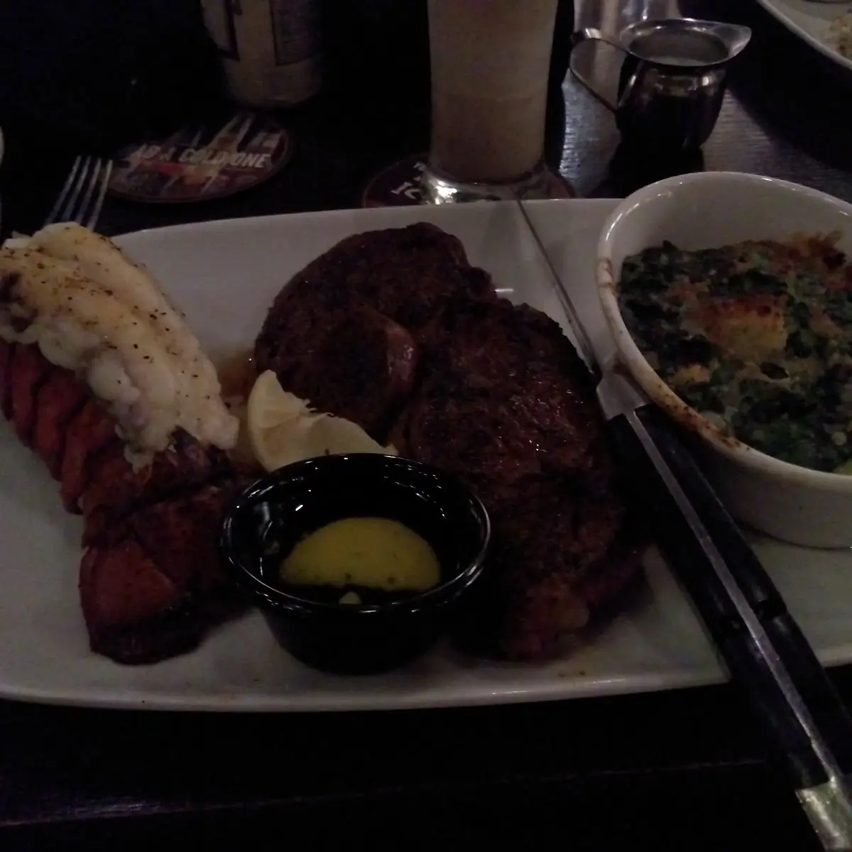 Steak and Lobster Tail