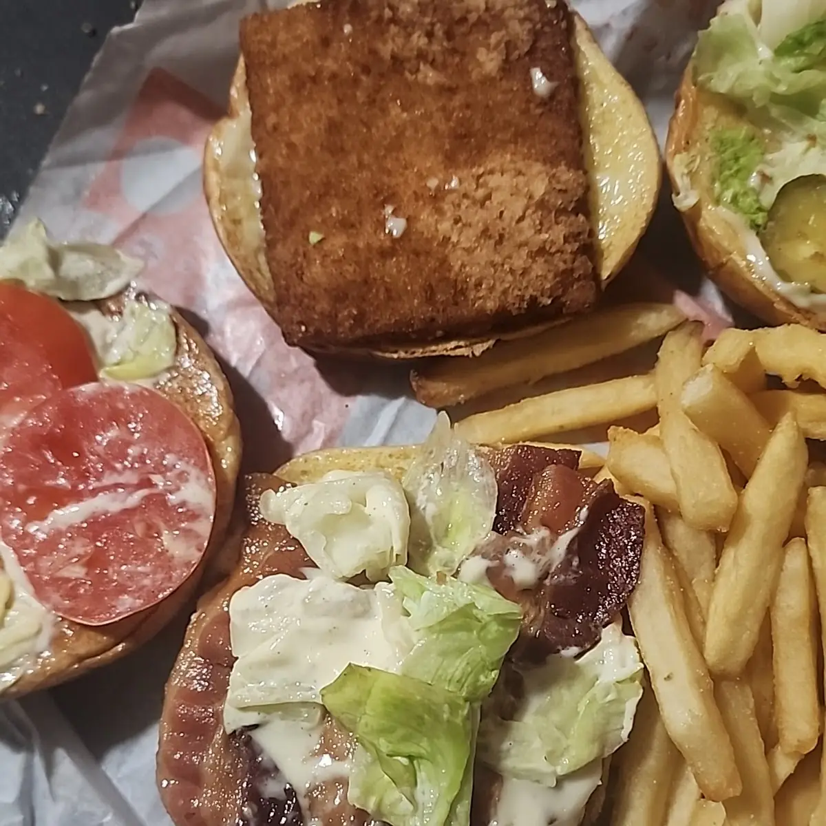 Fish Sandwich & Spicey Chicken