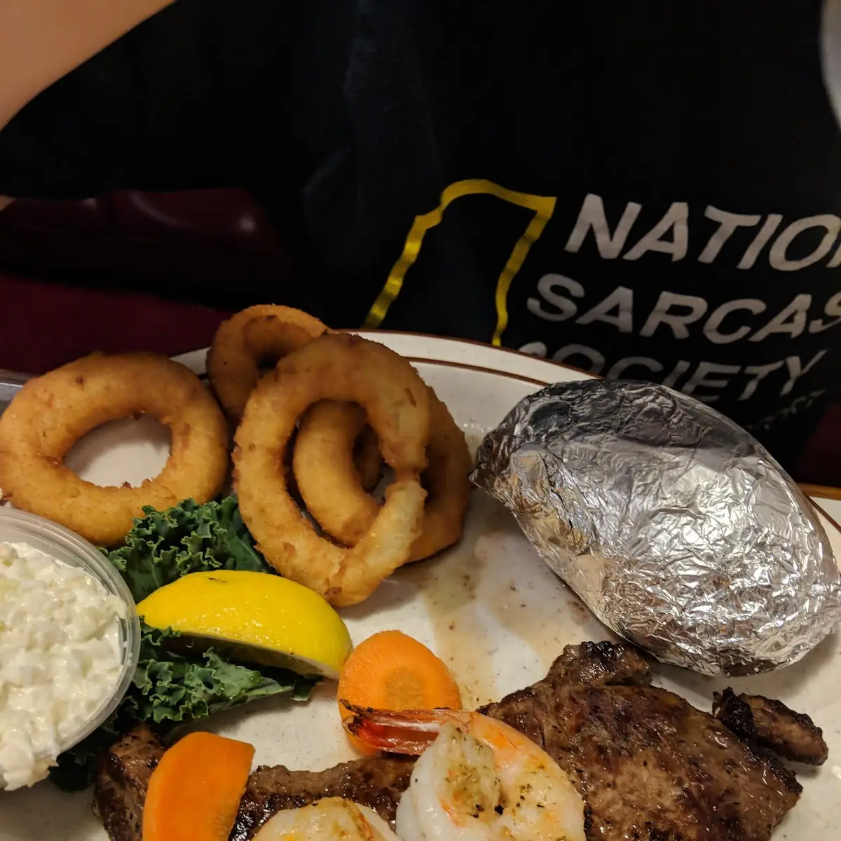 Ribeye Steak and br Jumbo Shrimp