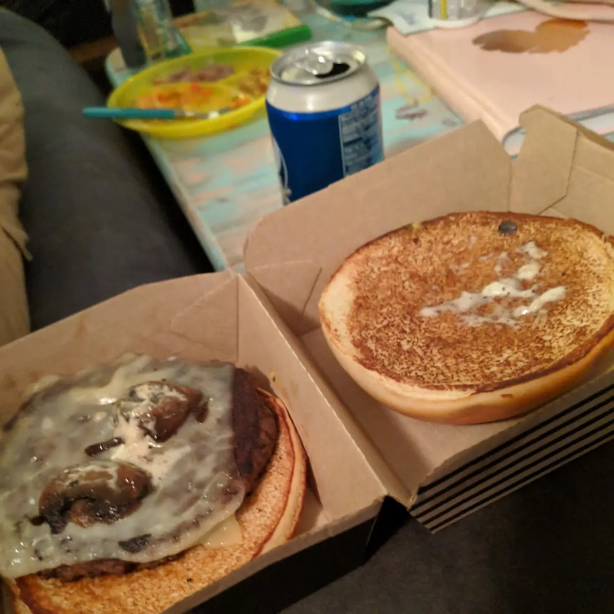 Mushroom Swiss Burger