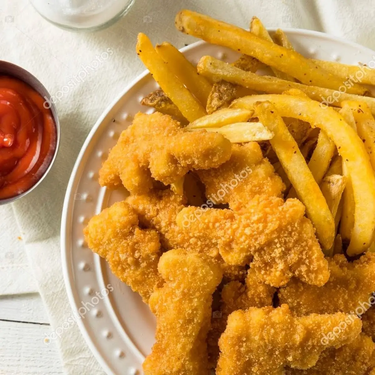 Chicken Nuggets with Fries