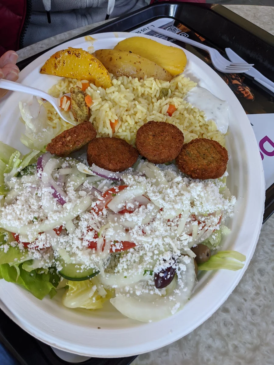 Falafel Plate, Jimmy The Greek