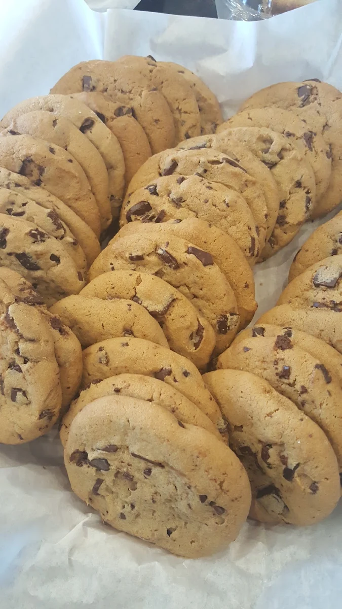 Fresh Baked Triple Chocolate Chunk Cookies
