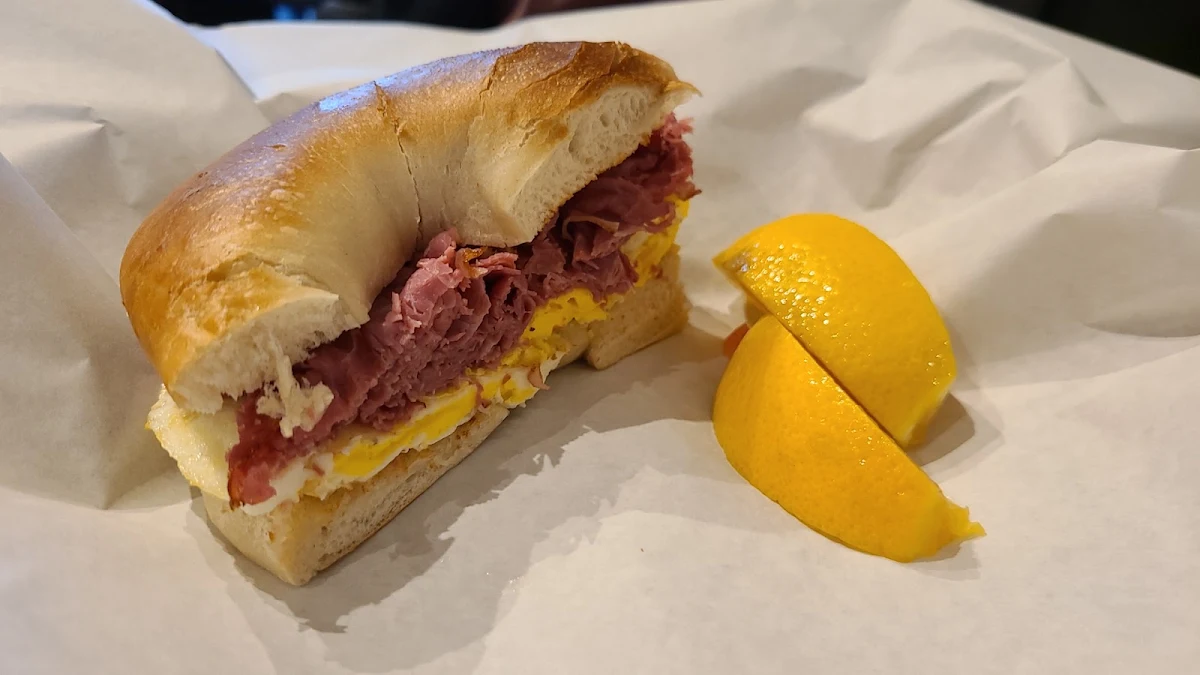 Pastrami Breakfast Sandwich
