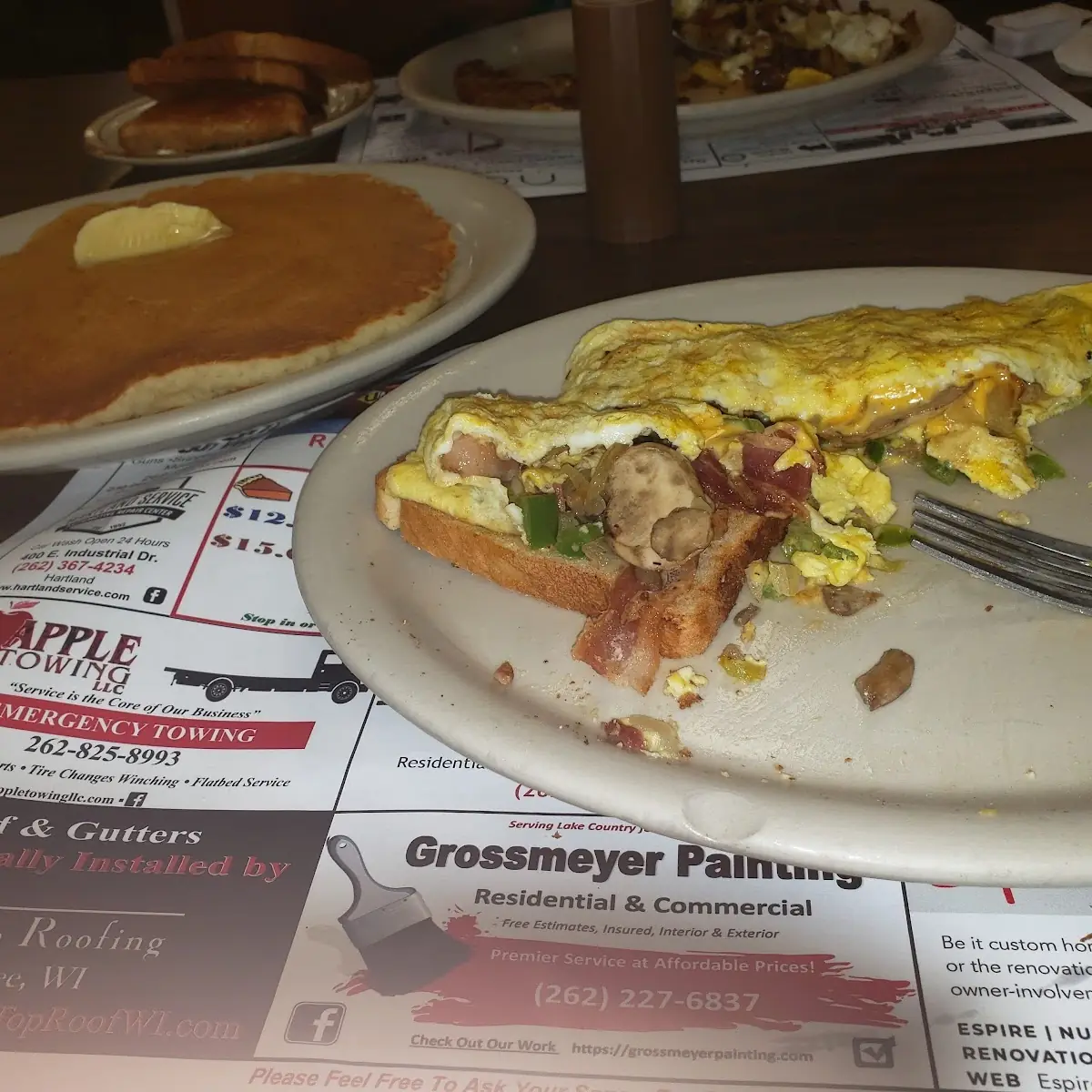 Western Omelette with Pancake