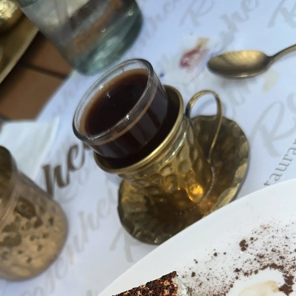 Tiramisu with Chocolate Drizzle