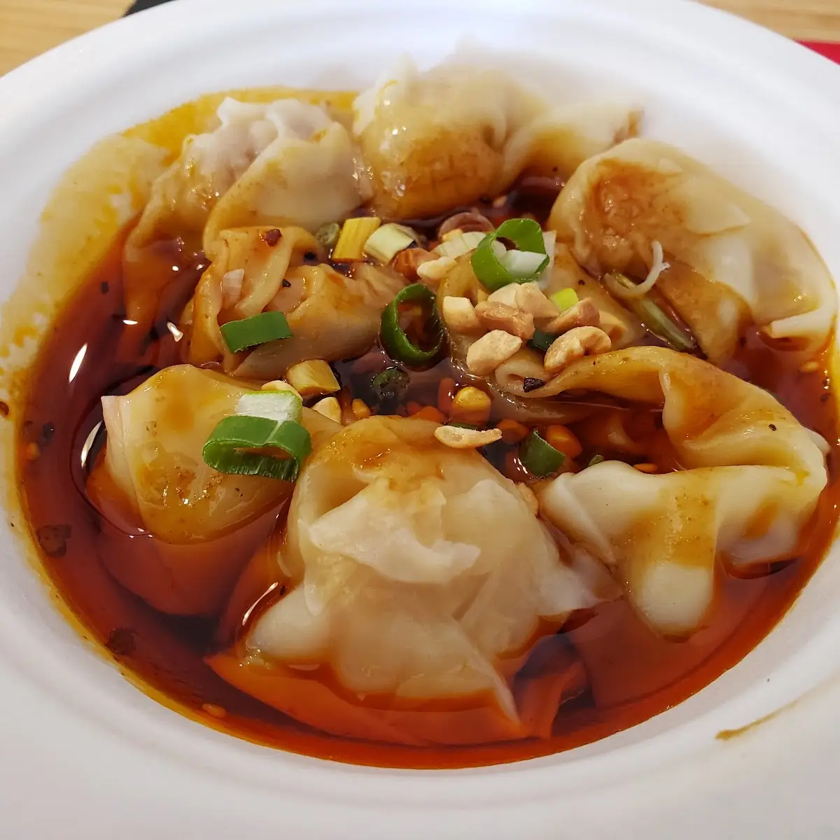 Wonton in Chili Sauce