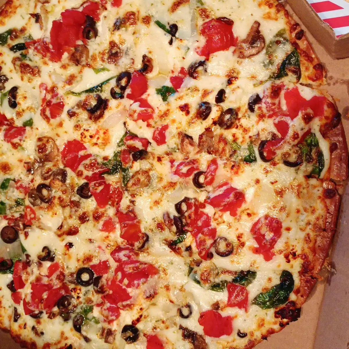 Thin Crust Pacific Veggie Pizza