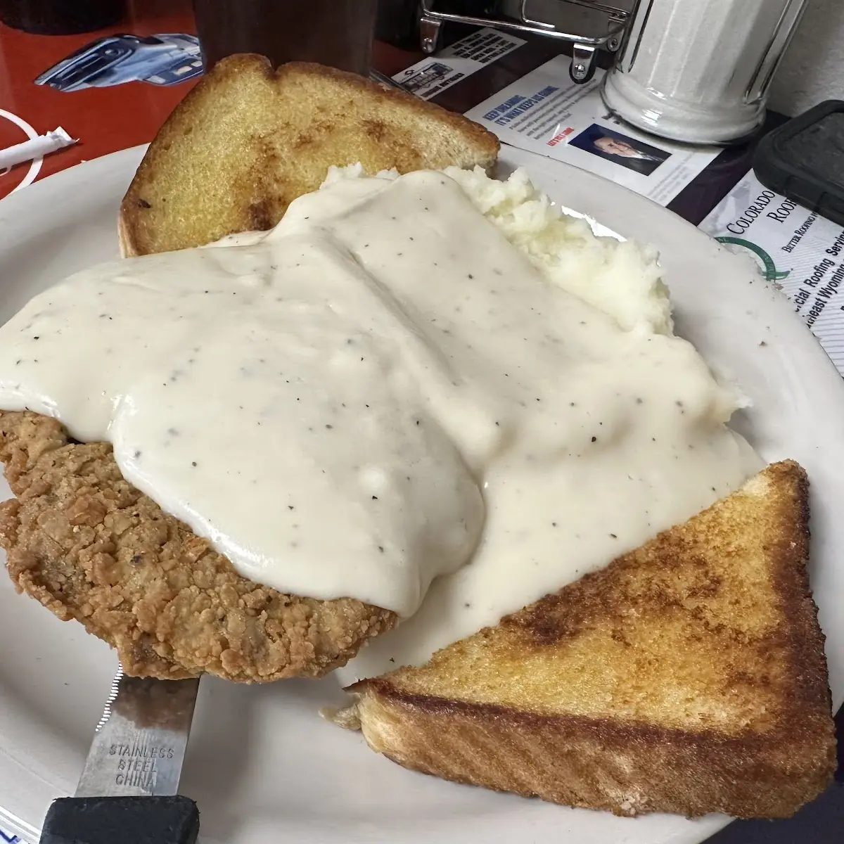 Chicken Fried Steak & Eggs