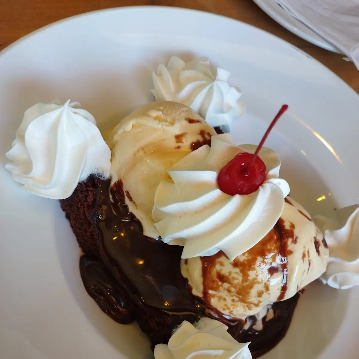 Ghirardelli Chocolate Brownie Sundae