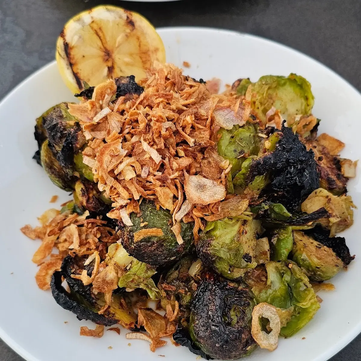 Charred Brussel Sprouts