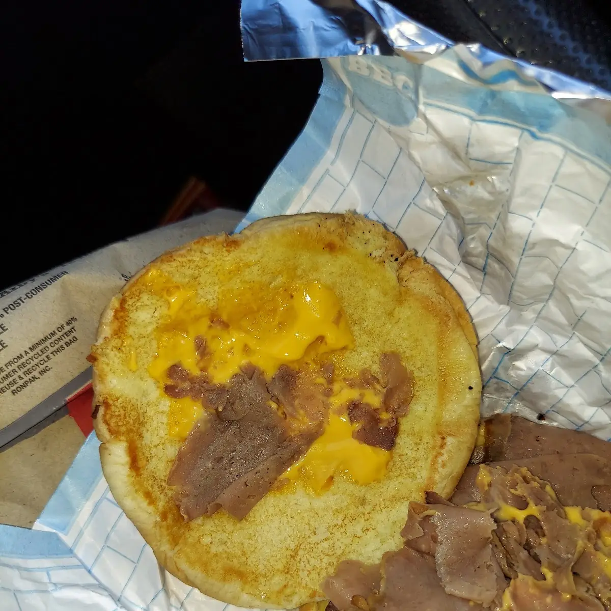 Beef N Cheddar Cheese Sandwich