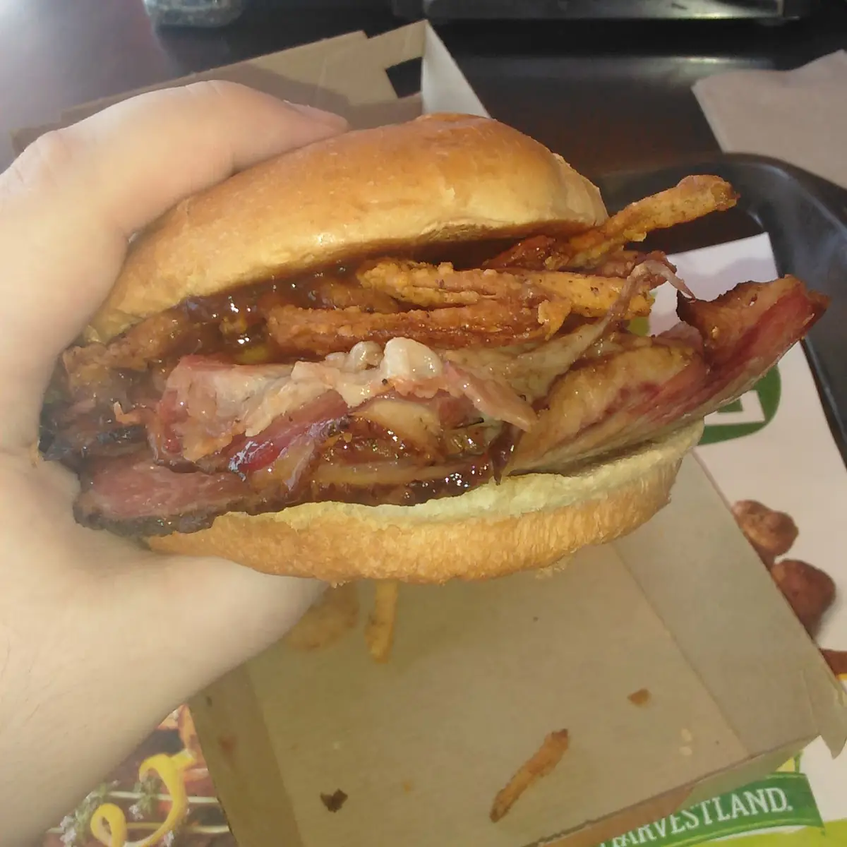 Quarter Pound Chopped Brisket Sandwich