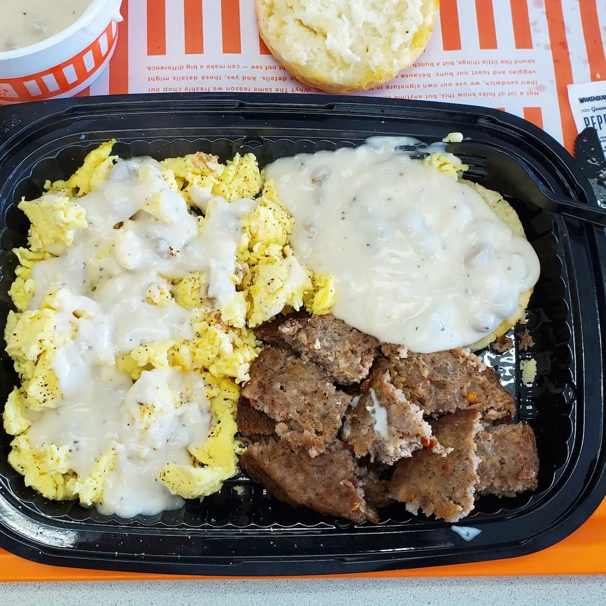 Breakfast Platter with Sausage Gravy