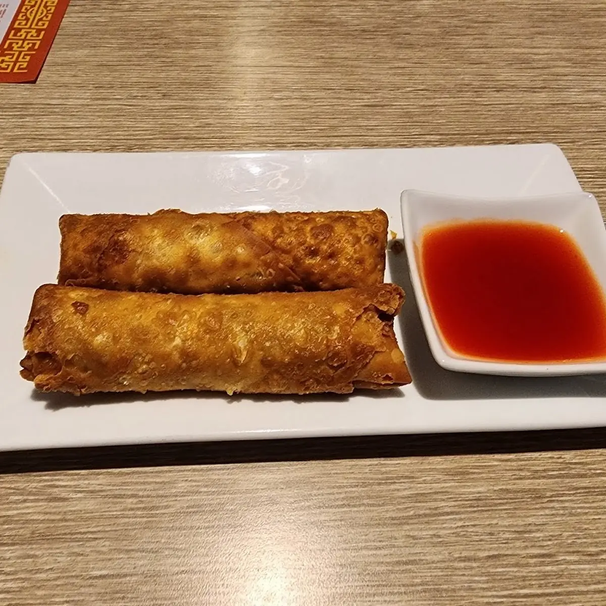 A Spring Roll and an Egg Roll