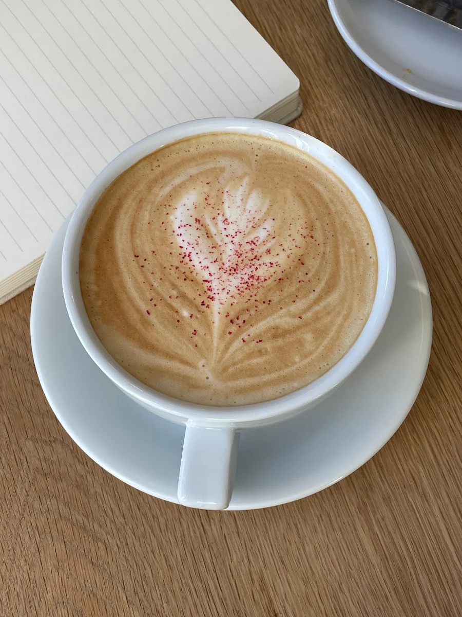 Raspberry White Chocolate Latte