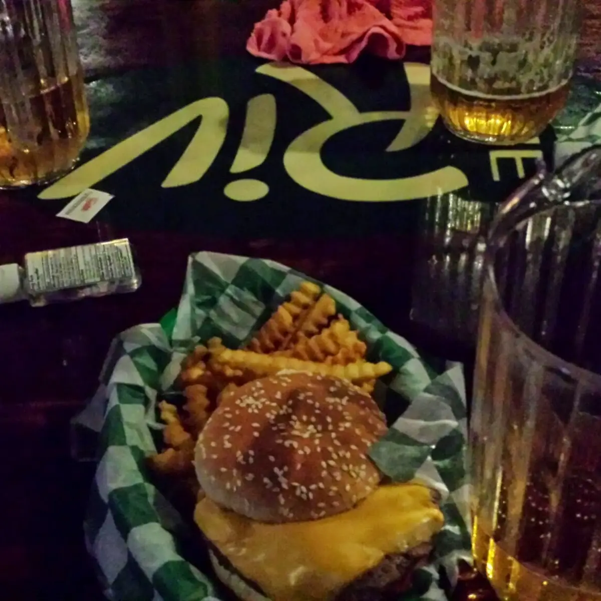 Burger and Fries