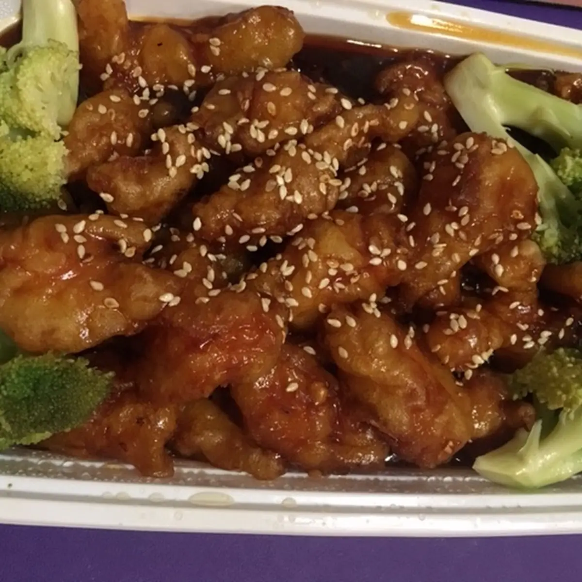Sesame Chicken Tray