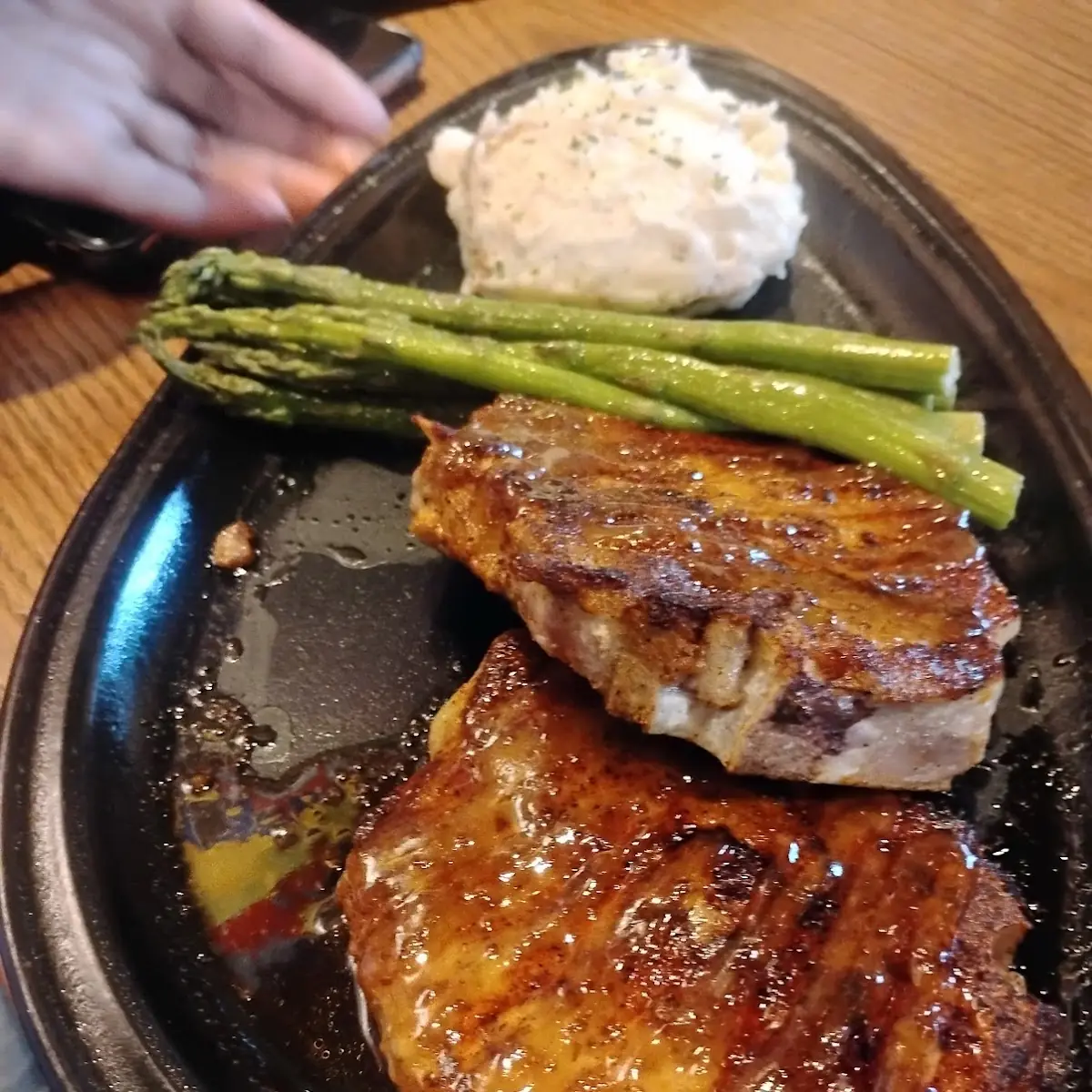 New Caramel Mustard Glazed Pork Chops