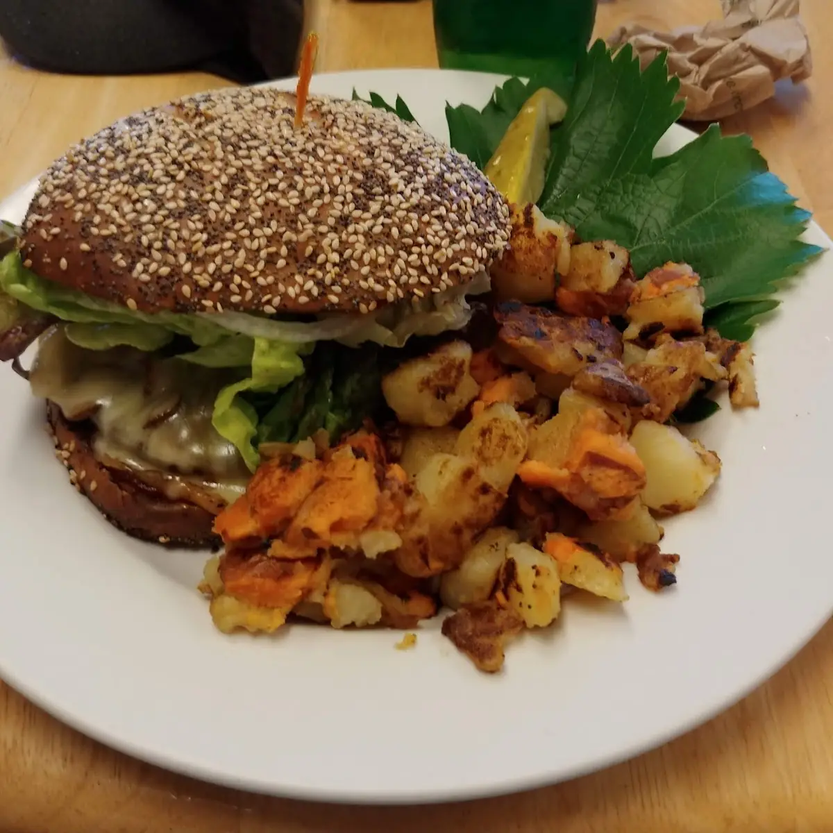 Barbecue Veggie Burger