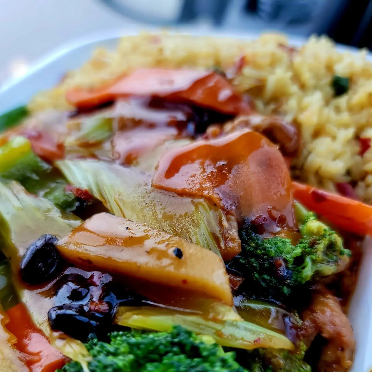Black Bean Chicken Fried Rice