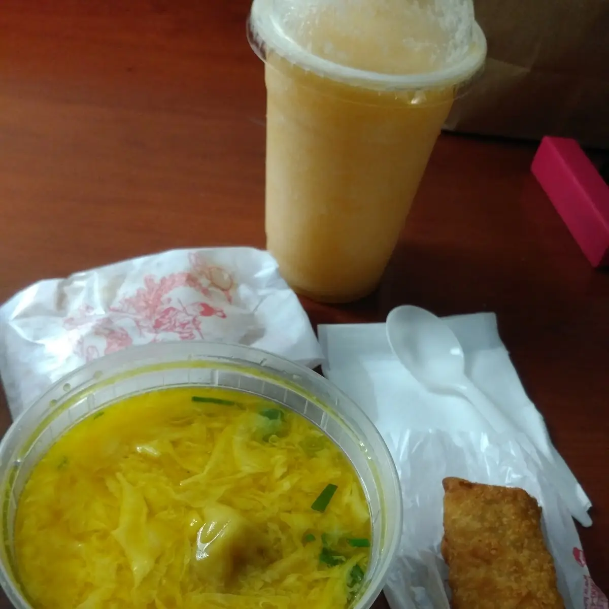 Egg Drop w Wonton Soup