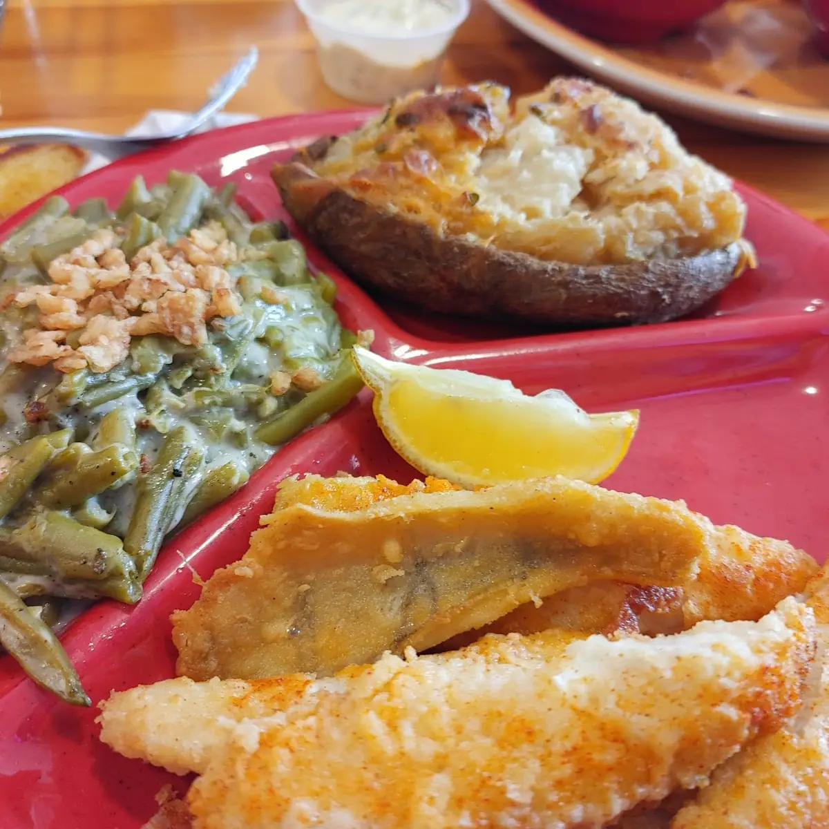 Fried Perch Dinner
