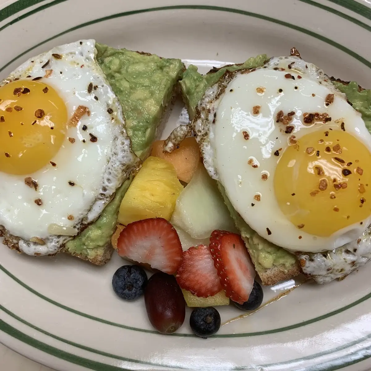 Avocado Toast w Sunny Eggs