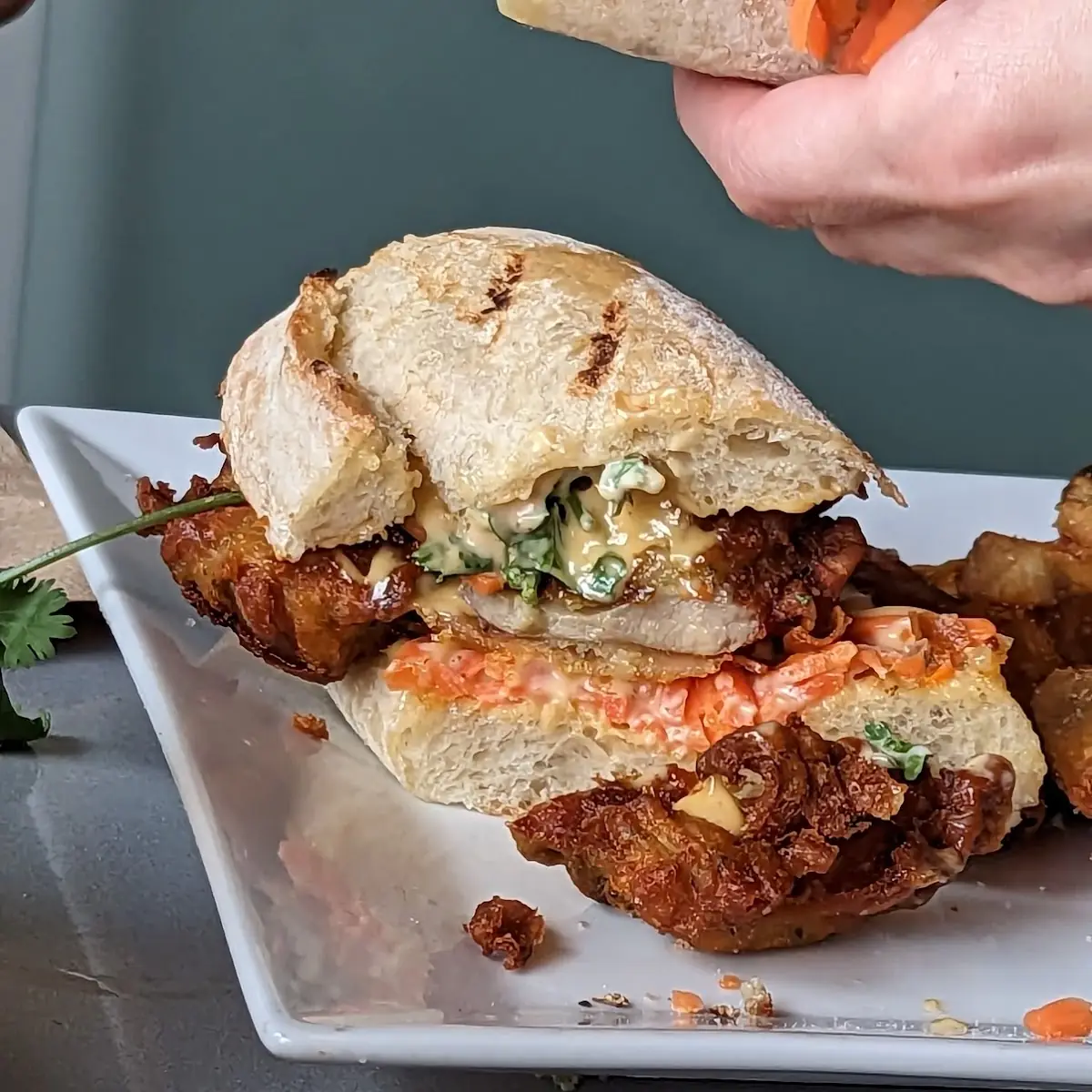 Thai Fried Chicken Sandwich