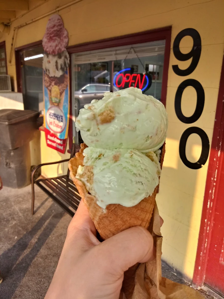 Key Lime Pie Waffle Cone