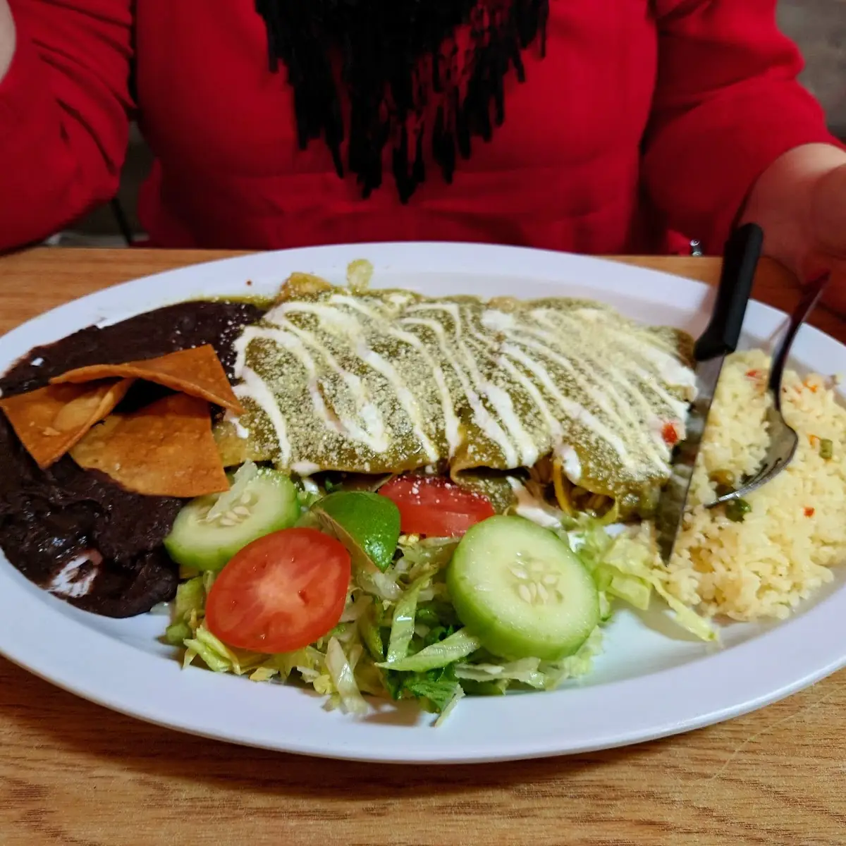 Enchilada Plate