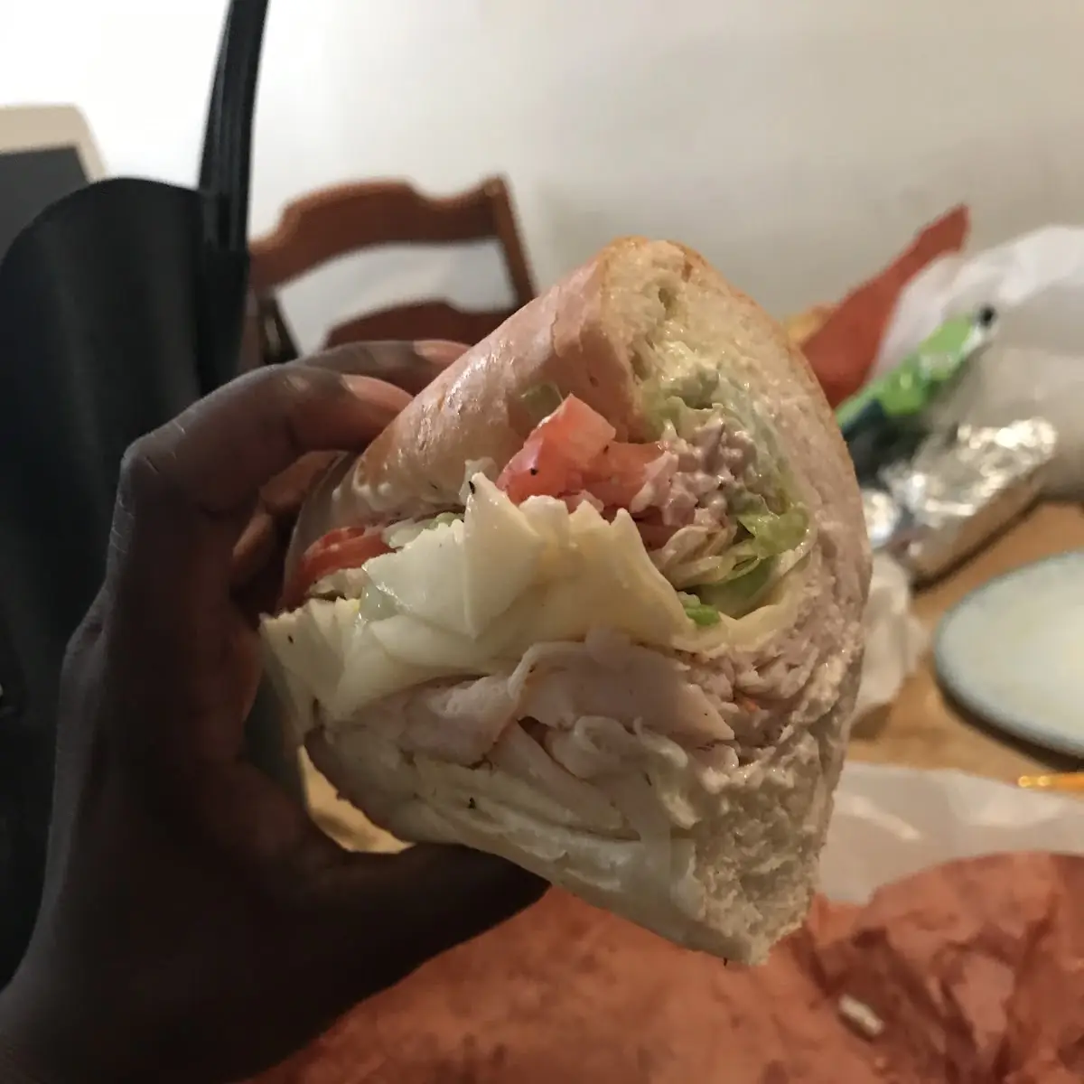Turkey and Provolone Sandwich