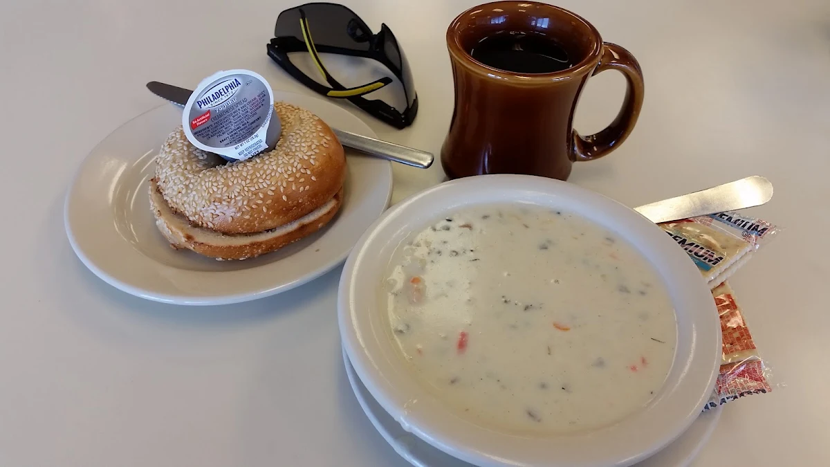 Bagel and Drink