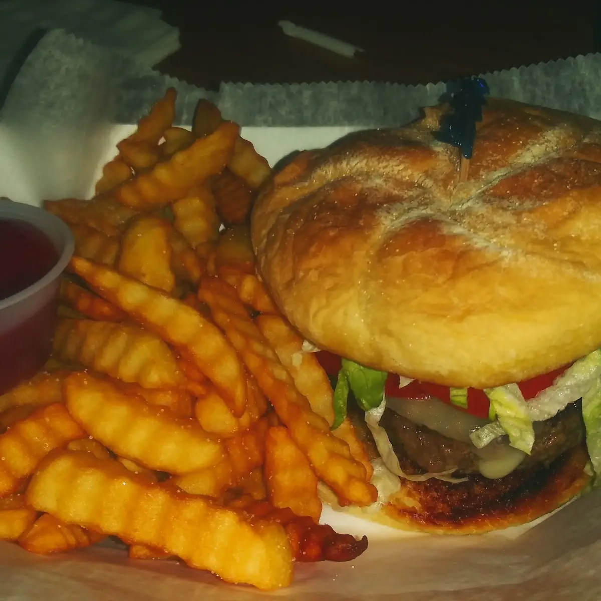 Burger and Fries