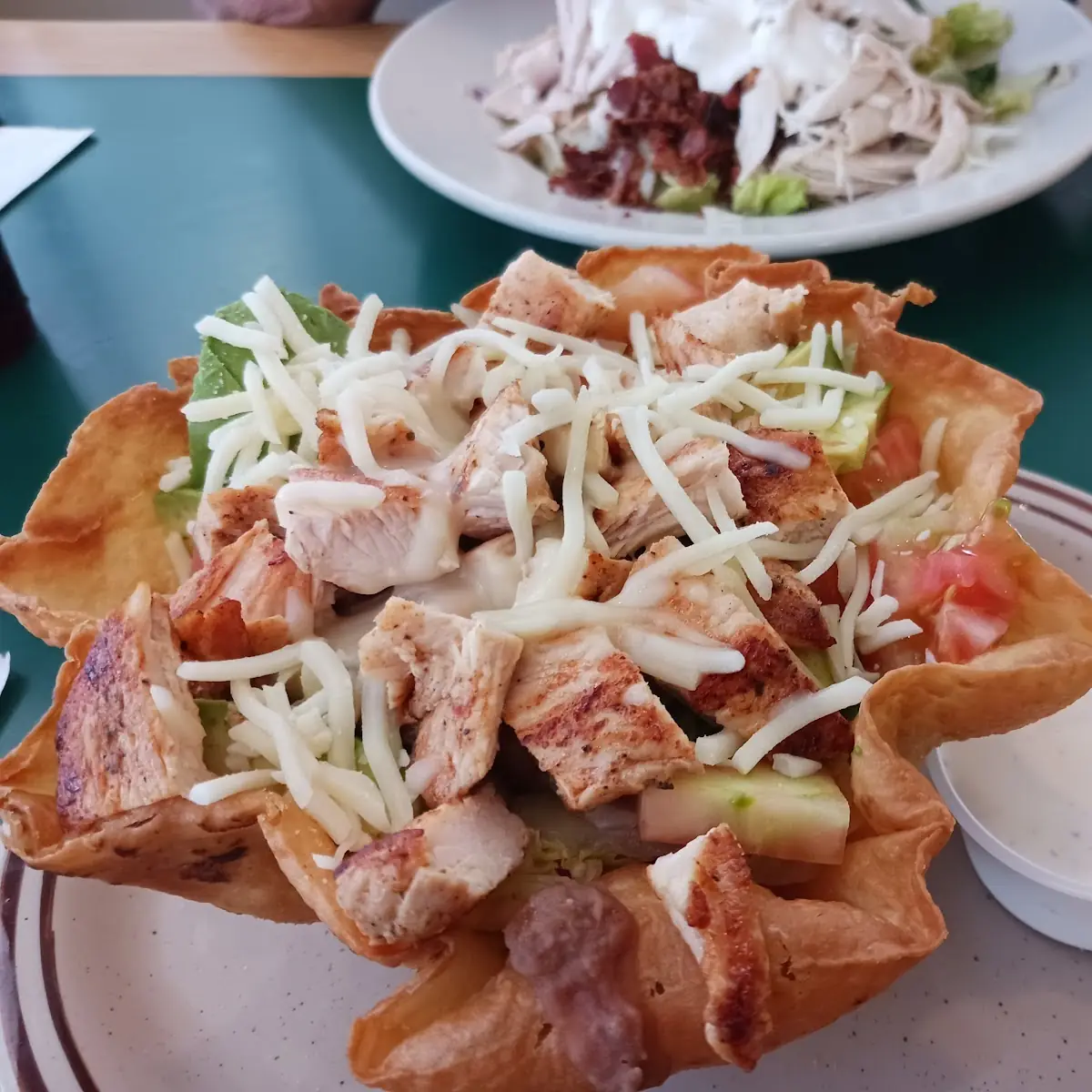 Chicken Tostada Salad