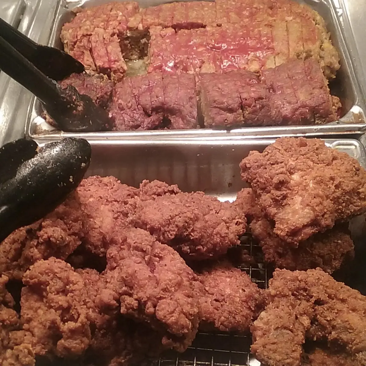 Fried Chicken and Meatloaf