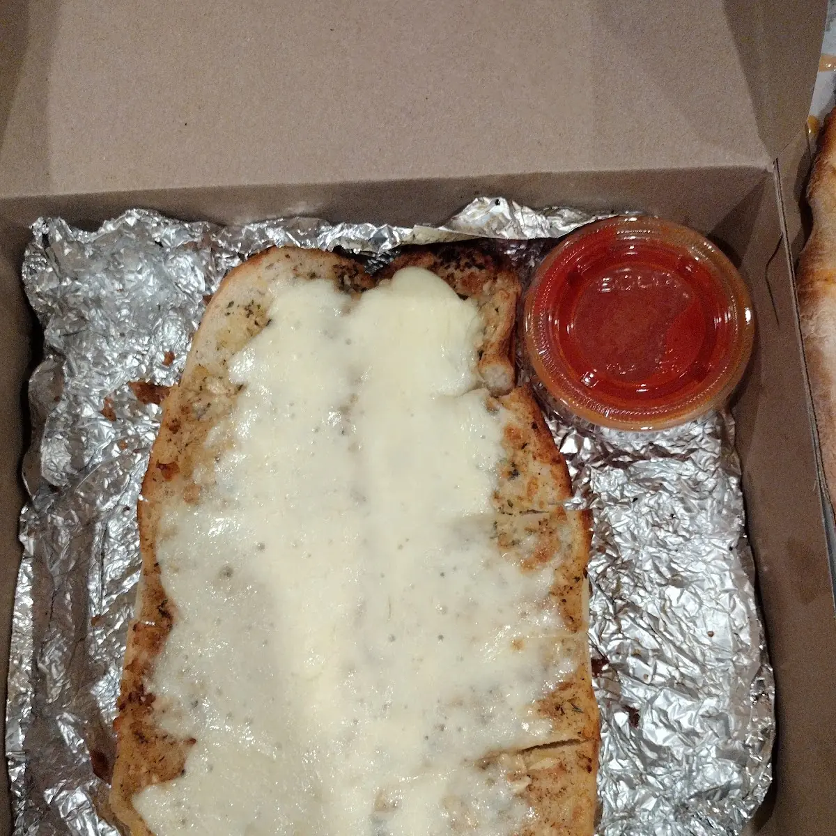 Garlic Bread with Melted Mozzarella