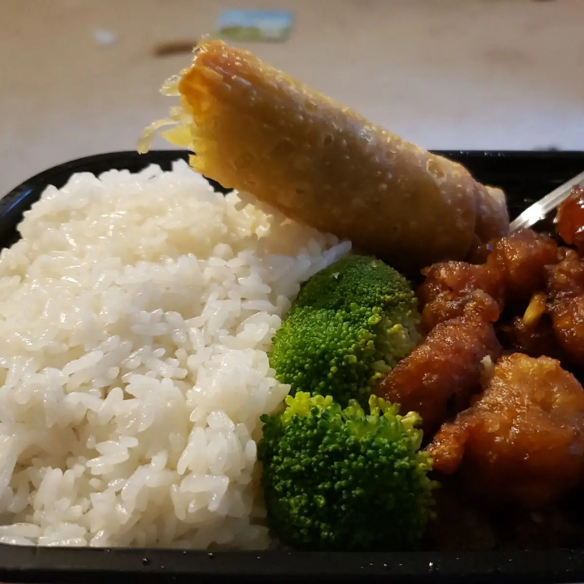 General Tao's Chicken with White Rice