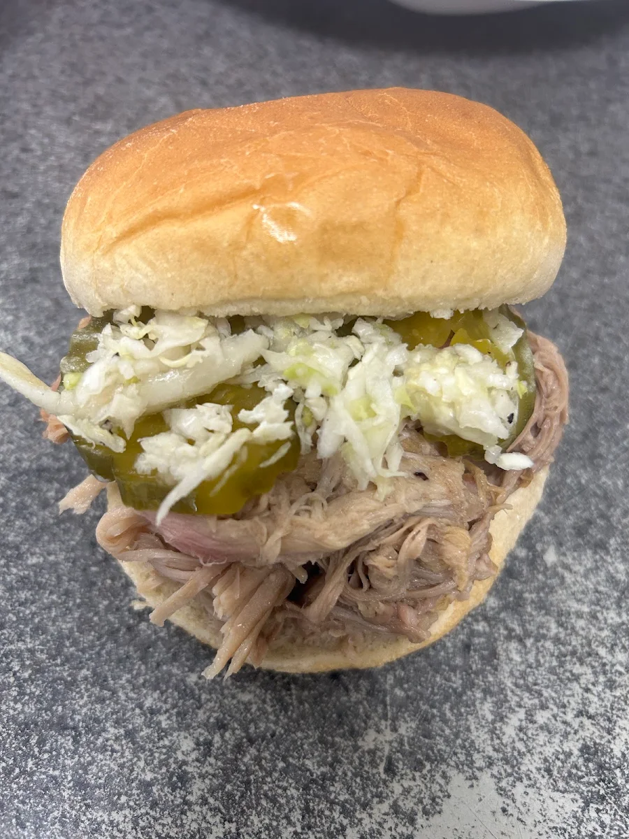 With Pulled Pork or Chicken