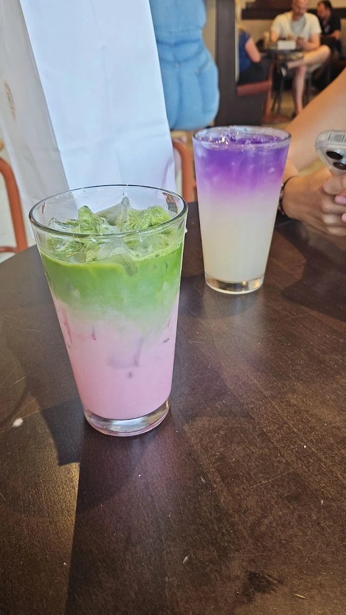 Strawberry Matcha Latte