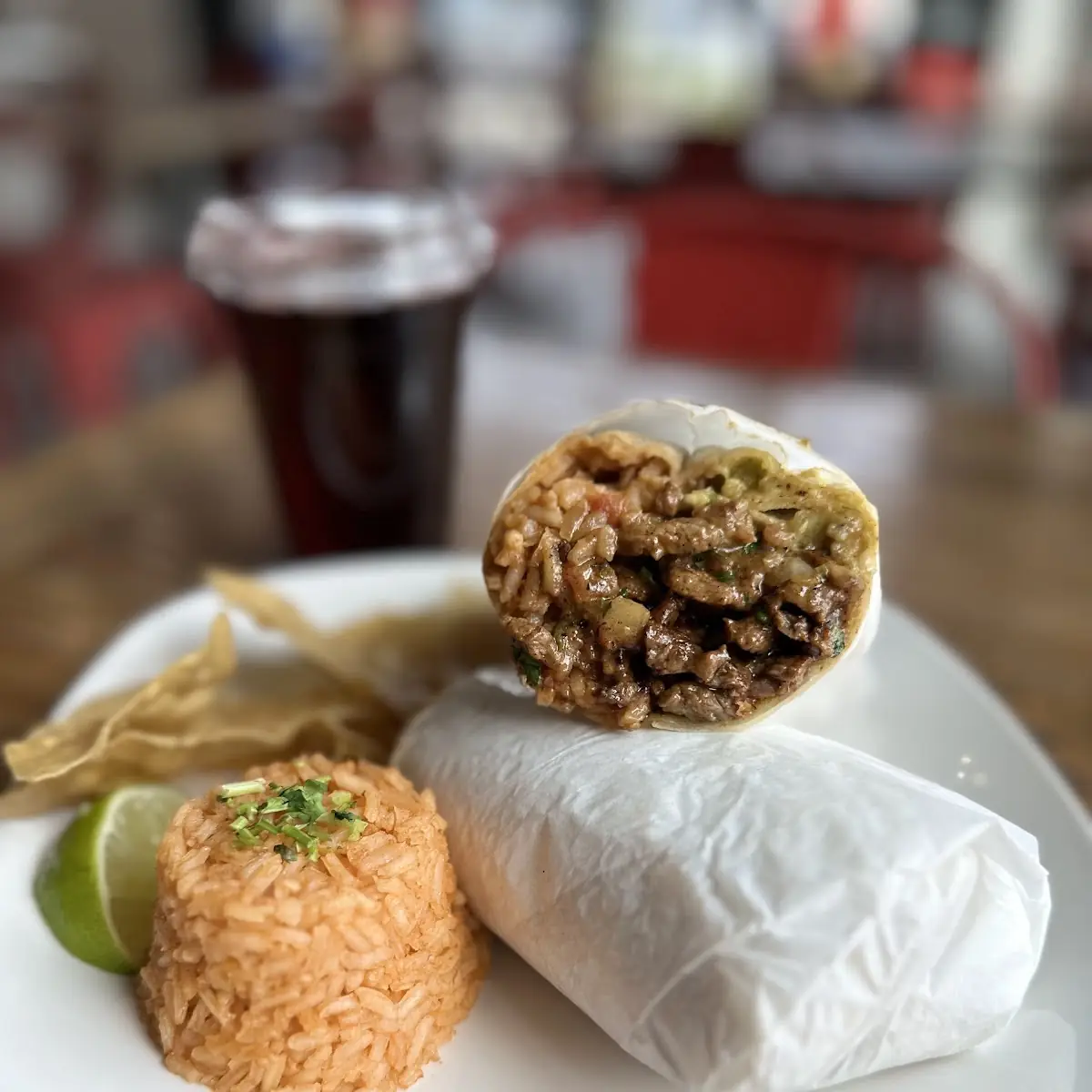 Surf and Turf Burrito