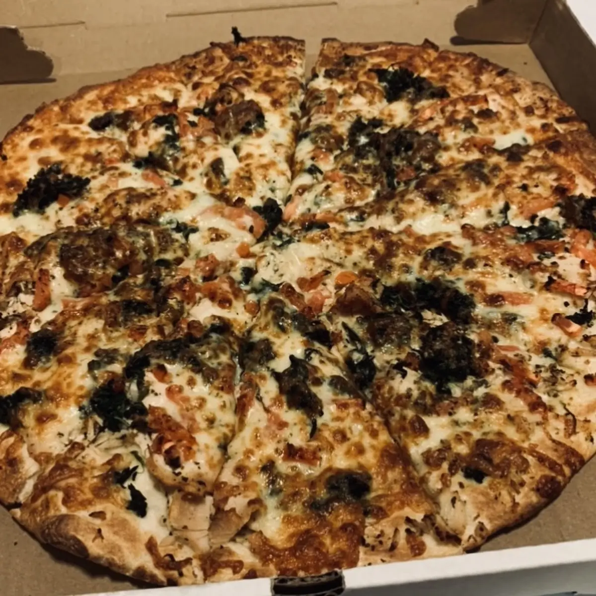Chicken Alfredo Pizza