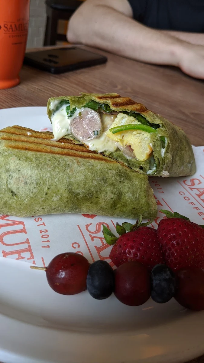 Breakfast Wrap, Samuel's Coffee House