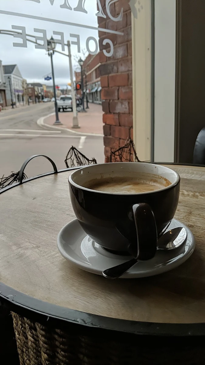 Latte Made with Heavy Cream, Samuel's Coffee House
