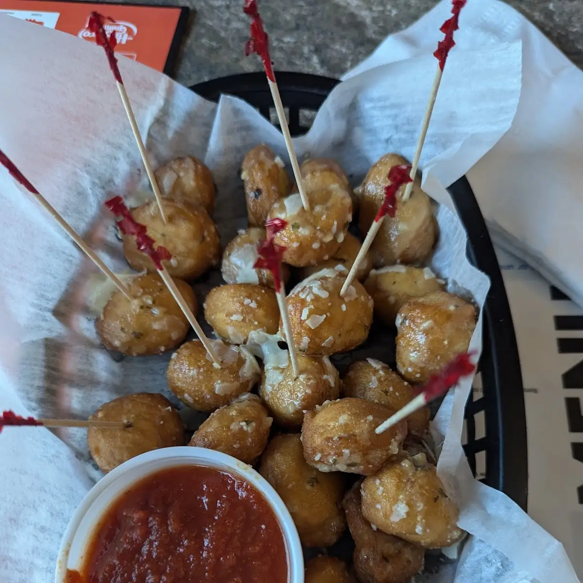 Garlicy Pizza Bites