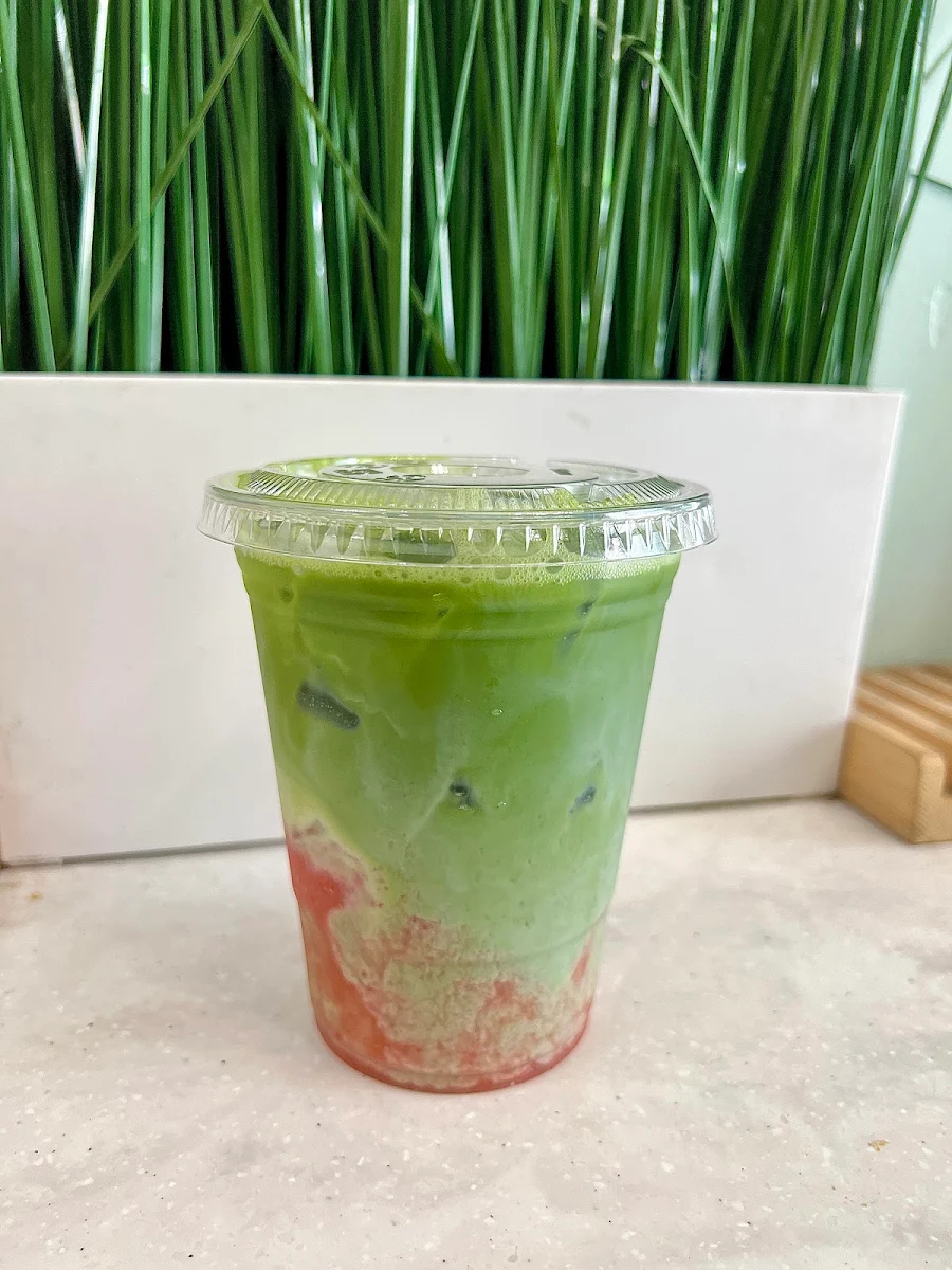 Iced Strawberry Matcha