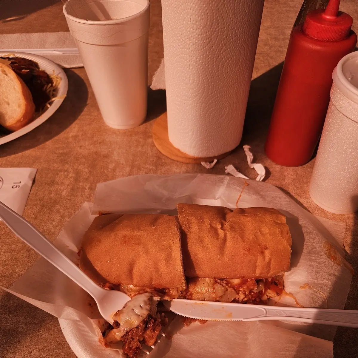 Parmesan Cheese Chicken Sub