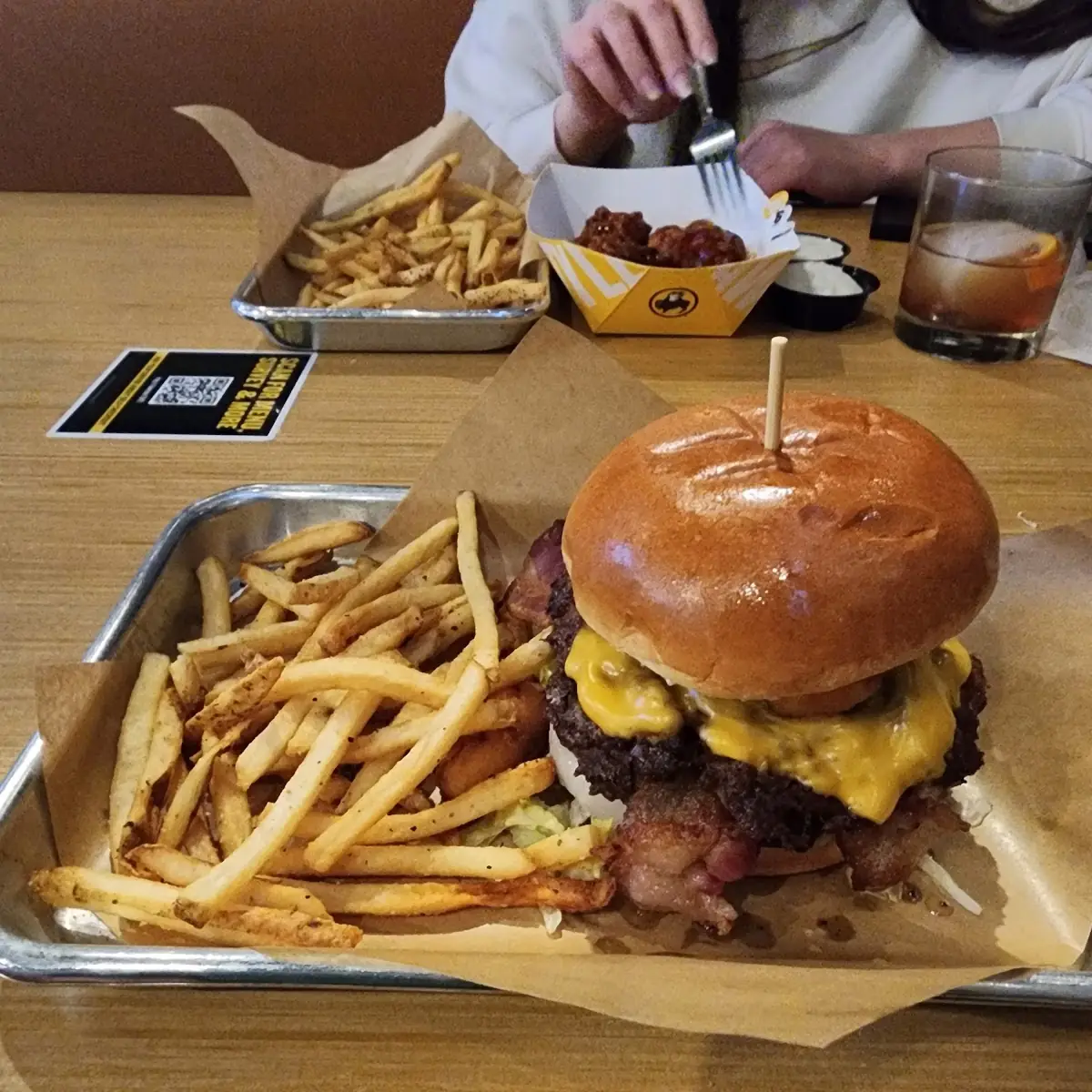 Cheese Curd Bacon Cheeseburger