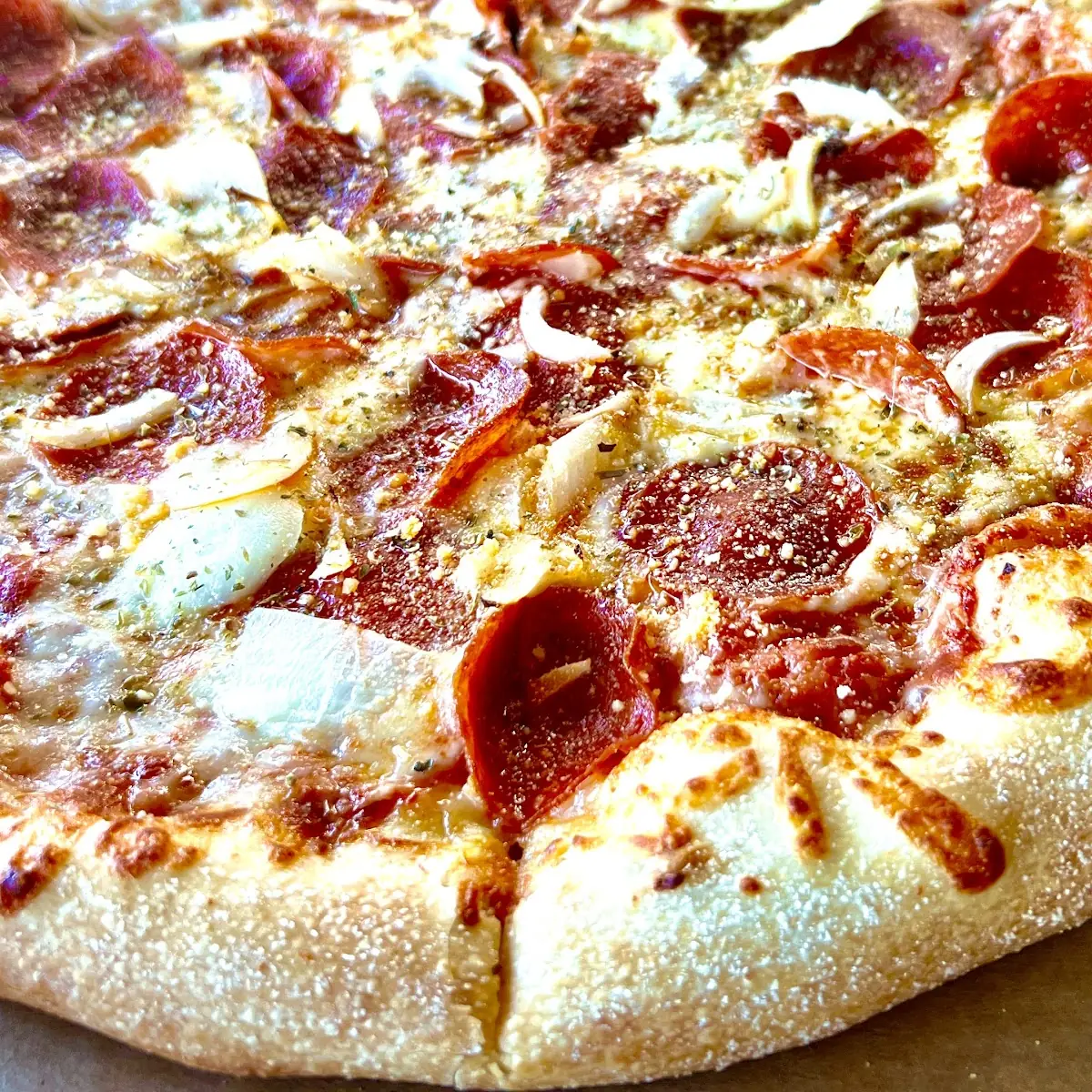 Peppers and Onion Pizza