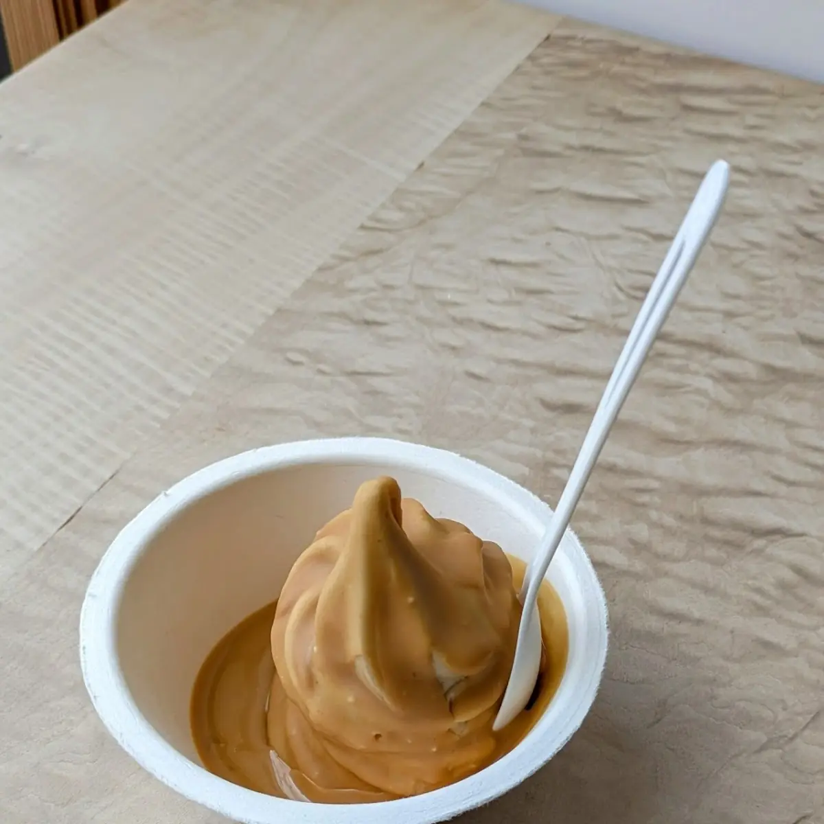 Cinnamon Caramel Pecan Frozen Yogurt